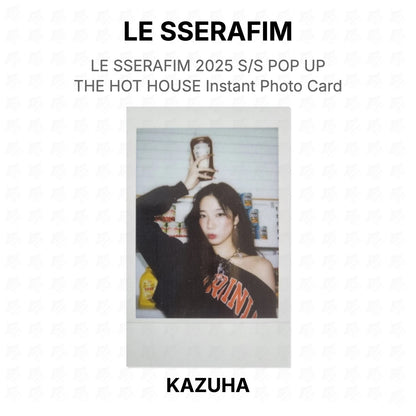 LE SSERAFIM 2025 S/S POP UP THE HOT HOUSE Instant Photo Card Official Photocard