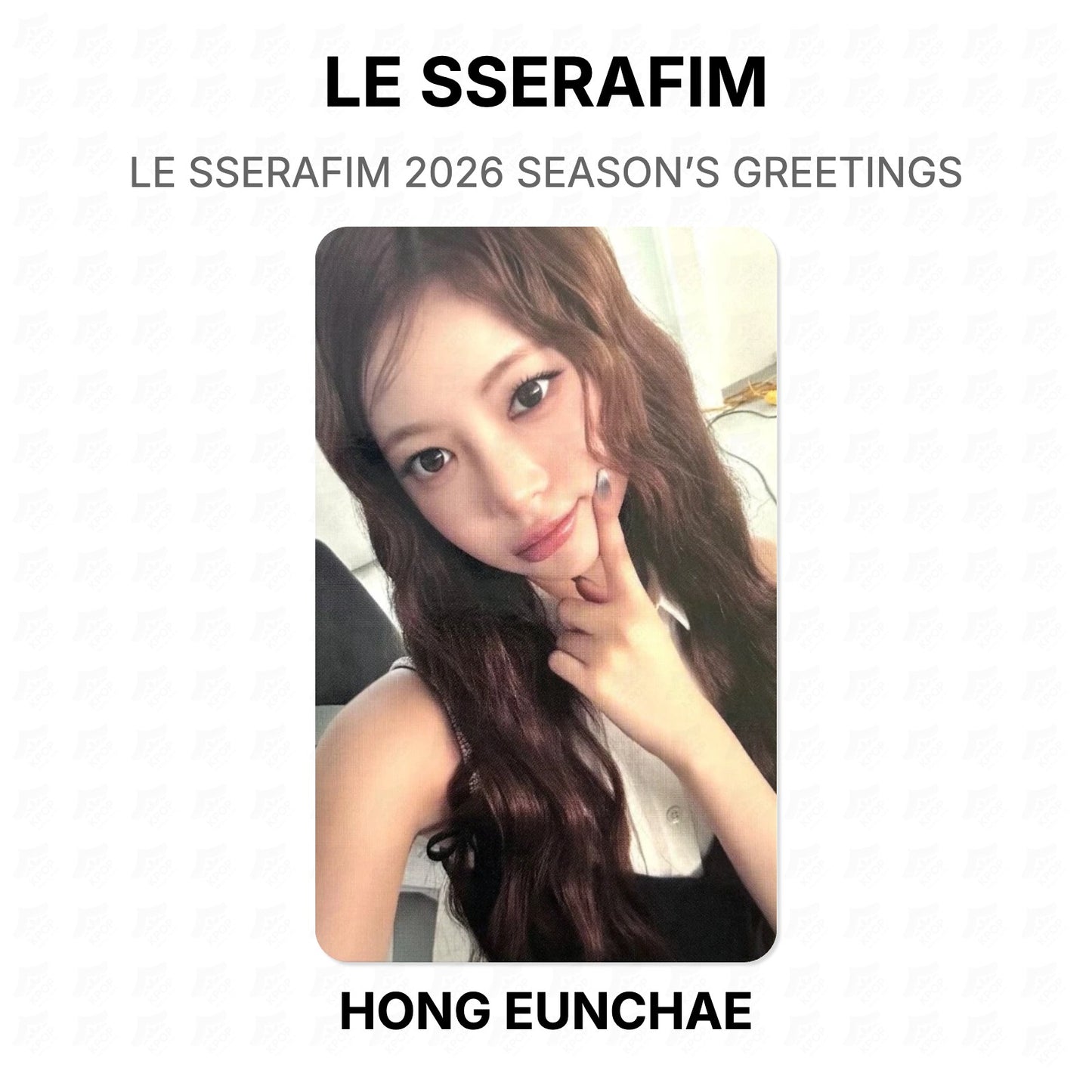 LE SSERAFIM 2026 SEASON’S GREETINGS Official Photocard