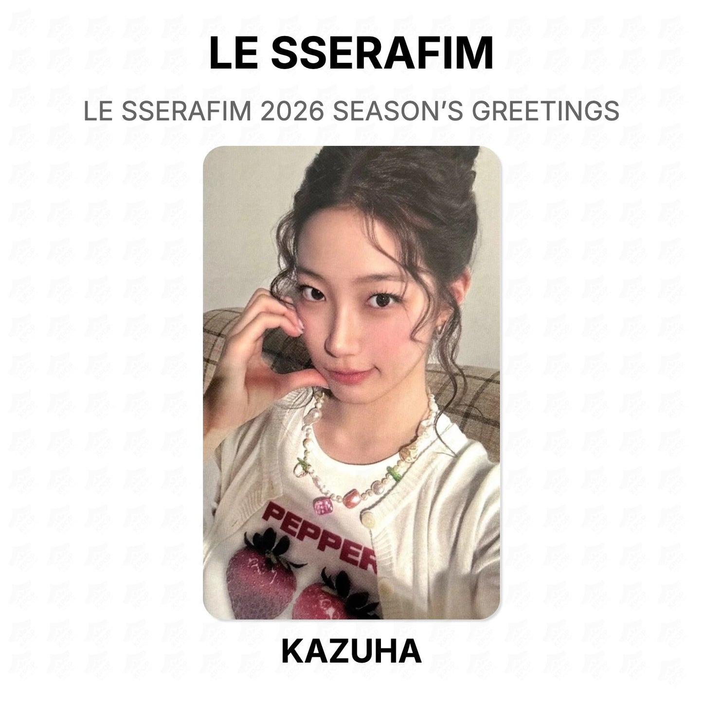 LE SSERAFIM 2026 SEASON’S GREETINGS Official Photocard