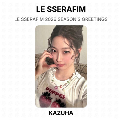LE SSERAFIM 2026 SEASON’S GREETINGS Official Photocard