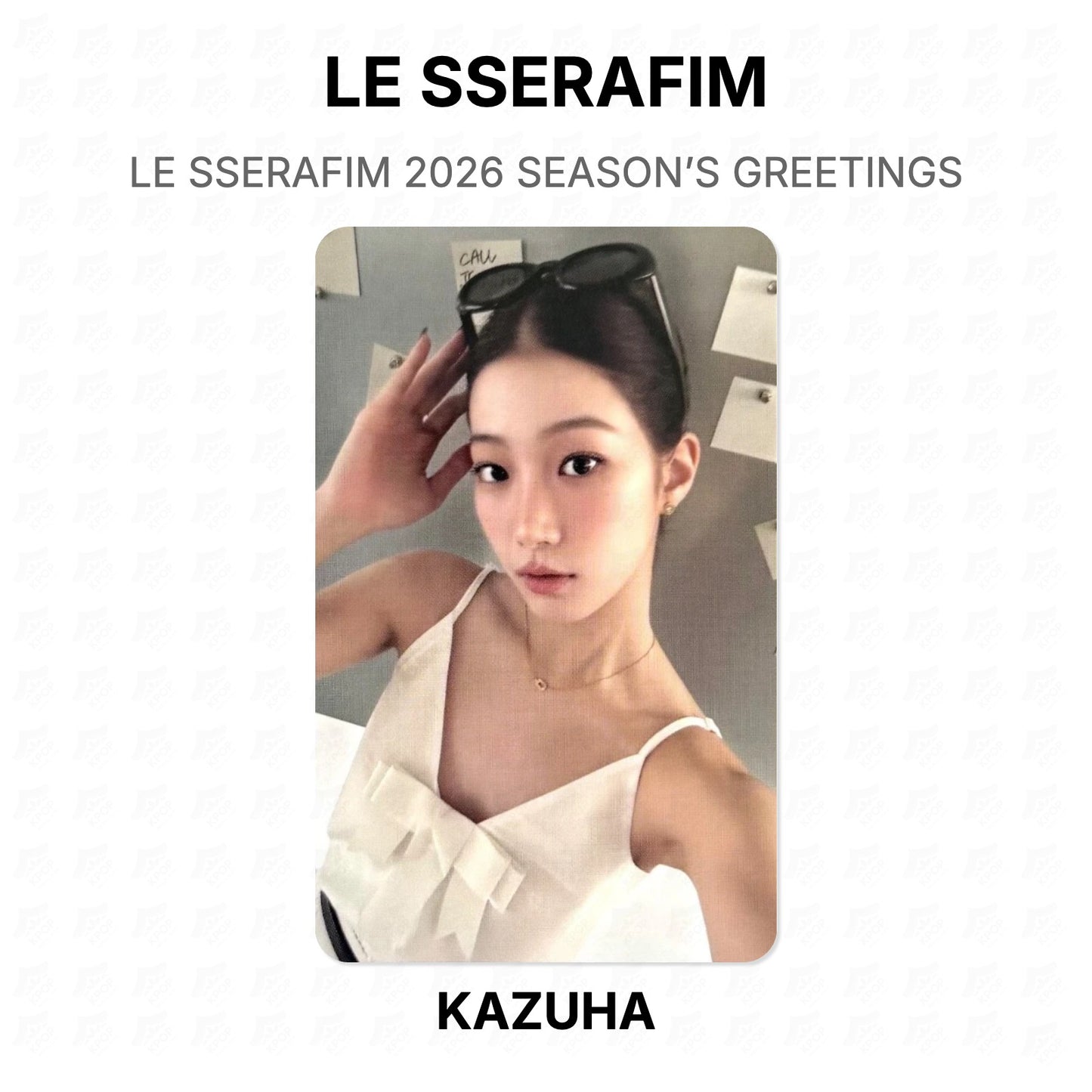 LE SSERAFIM 2026 SEASON’S GREETINGS Official Photocard