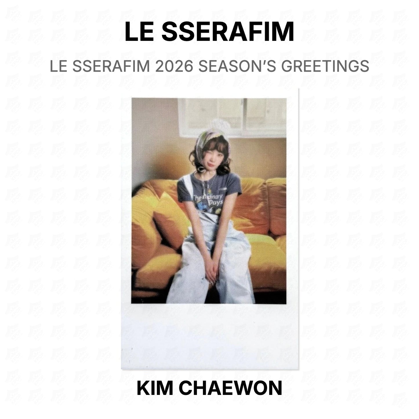 LE SSERAFIM 2026 SEASON’S GREETINGS Official Photocard