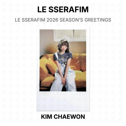 LE SSERAFIM 2026 SEASON’S GREETINGS Official Photocard