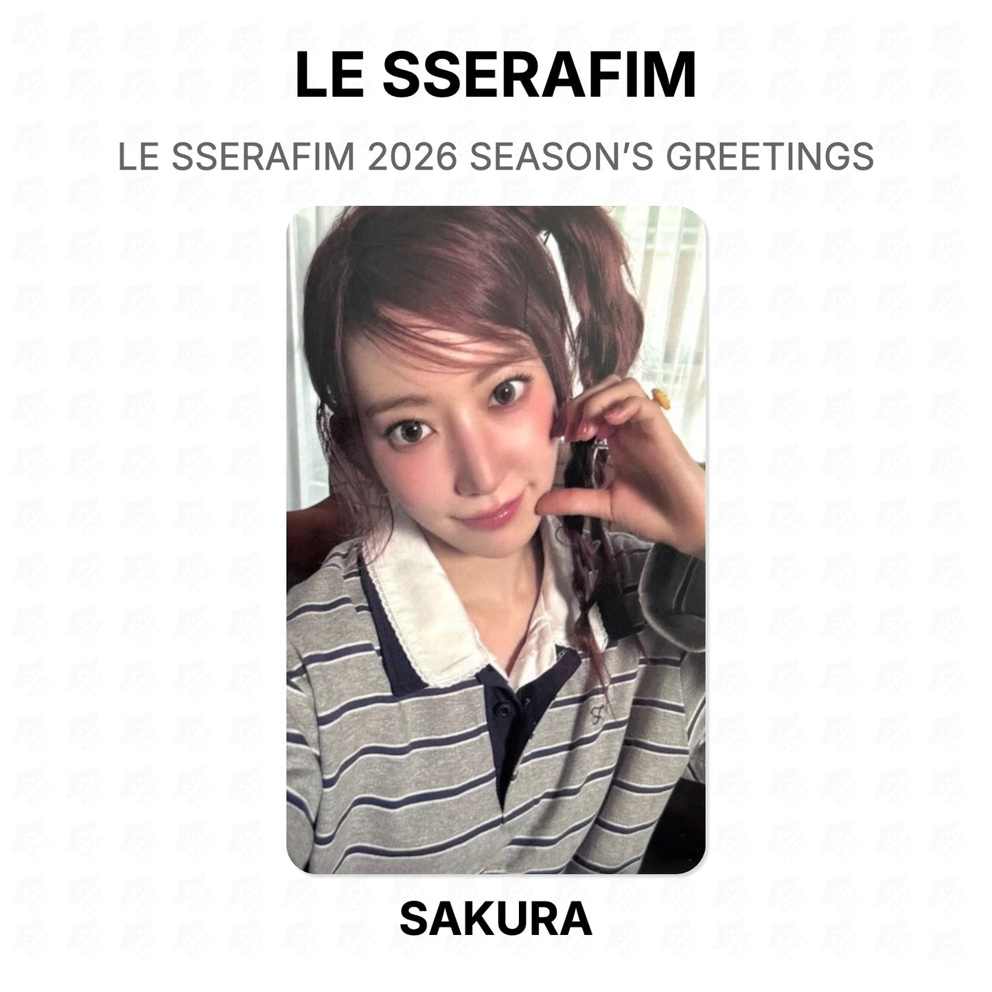 LE SSERAFIM 2026 SEASON’S GREETINGS Official Photocard