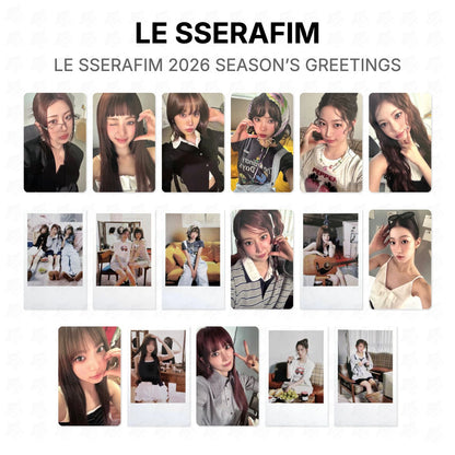 LE SSERAFIM 2026 SEASON’S GREETINGS Official Photocard