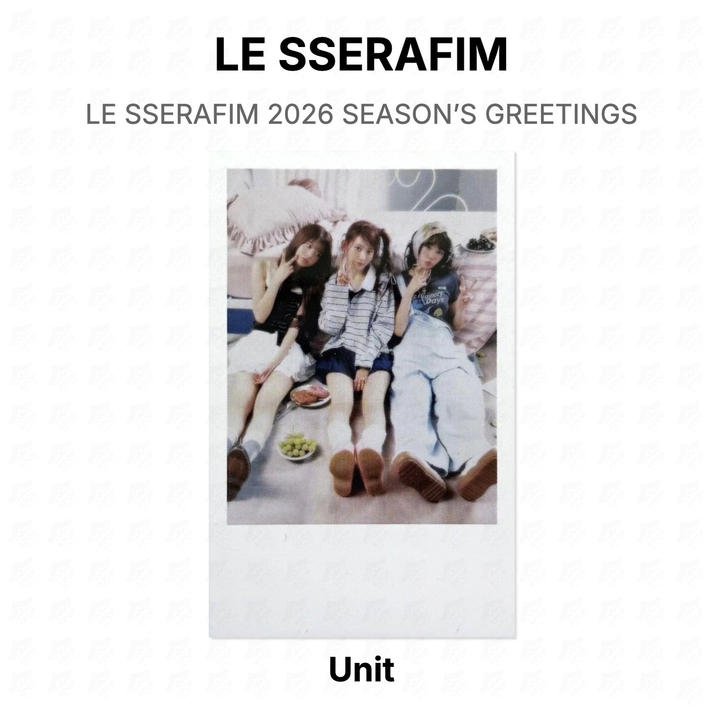 LE SSERAFIM 2026 SEASON’S GREETINGS Official Photocard