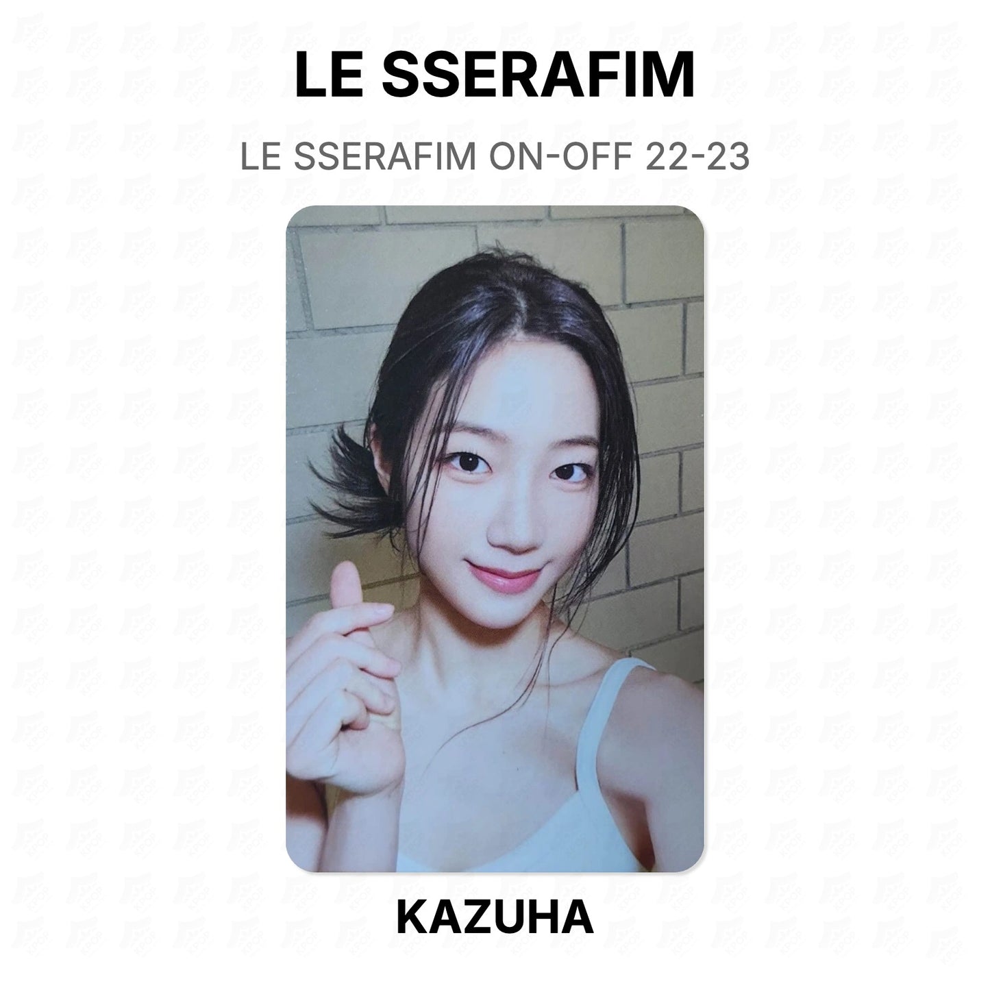 LE SSERAFIM ON-OFF 22-23 Official Photocard
