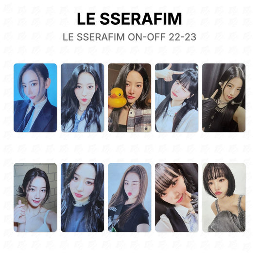 LE SSERAFIM ON-OFF 22-23 Official Photocard