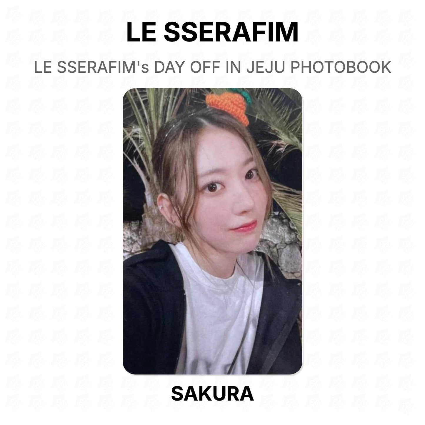 LE SSERAFIM LE SSERAFIM's DAY OFF IN JEJU PHOTOBOOK Official Photocard