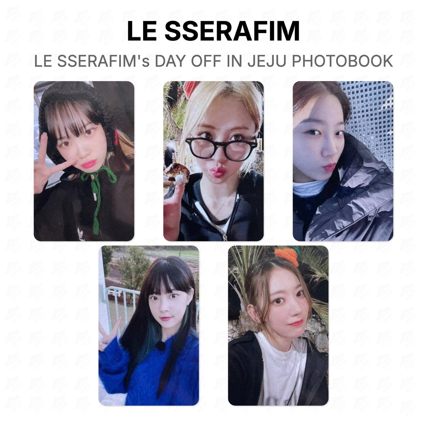 LE SSERAFIM LE SSERAFIM's DAY OFF IN JEJU PHOTOBOOK Official Photocard