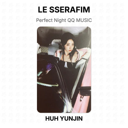 LE SSERAFIM Perfect Night QQ MUSIC Official Photocard