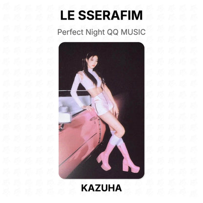 LE SSERAFIM Perfect Night QQ MUSIC Official Photocard