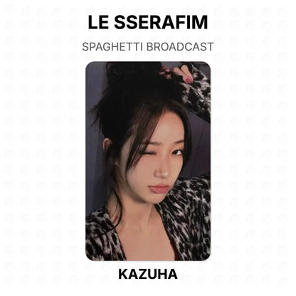 LE SSERAFIM SPAGHETTI BROADCAST Official Photocard