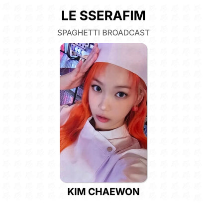 LE SSERAFIM SPAGHETTI BROADCAST Official Photocard