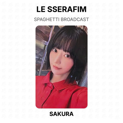 LE SSERAFIM SPAGHETTI BROADCAST Official Photocard
