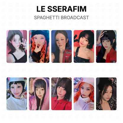 LE SSERAFIM SPAGHETTI BROADCAST Official Photocard