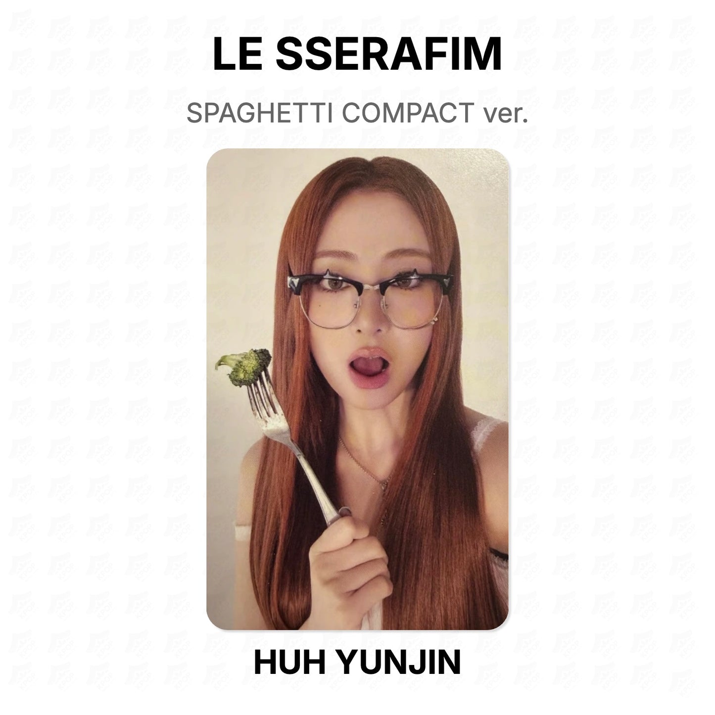 LE SSERAFIM SPAGHETTI COMPACT ver. Official Photocard