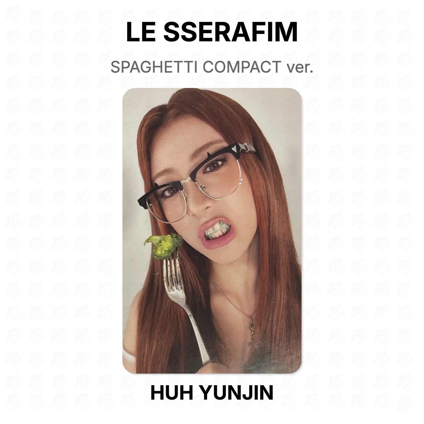 LE SSERAFIM SPAGHETTI COMPACT ver. Official Photocard