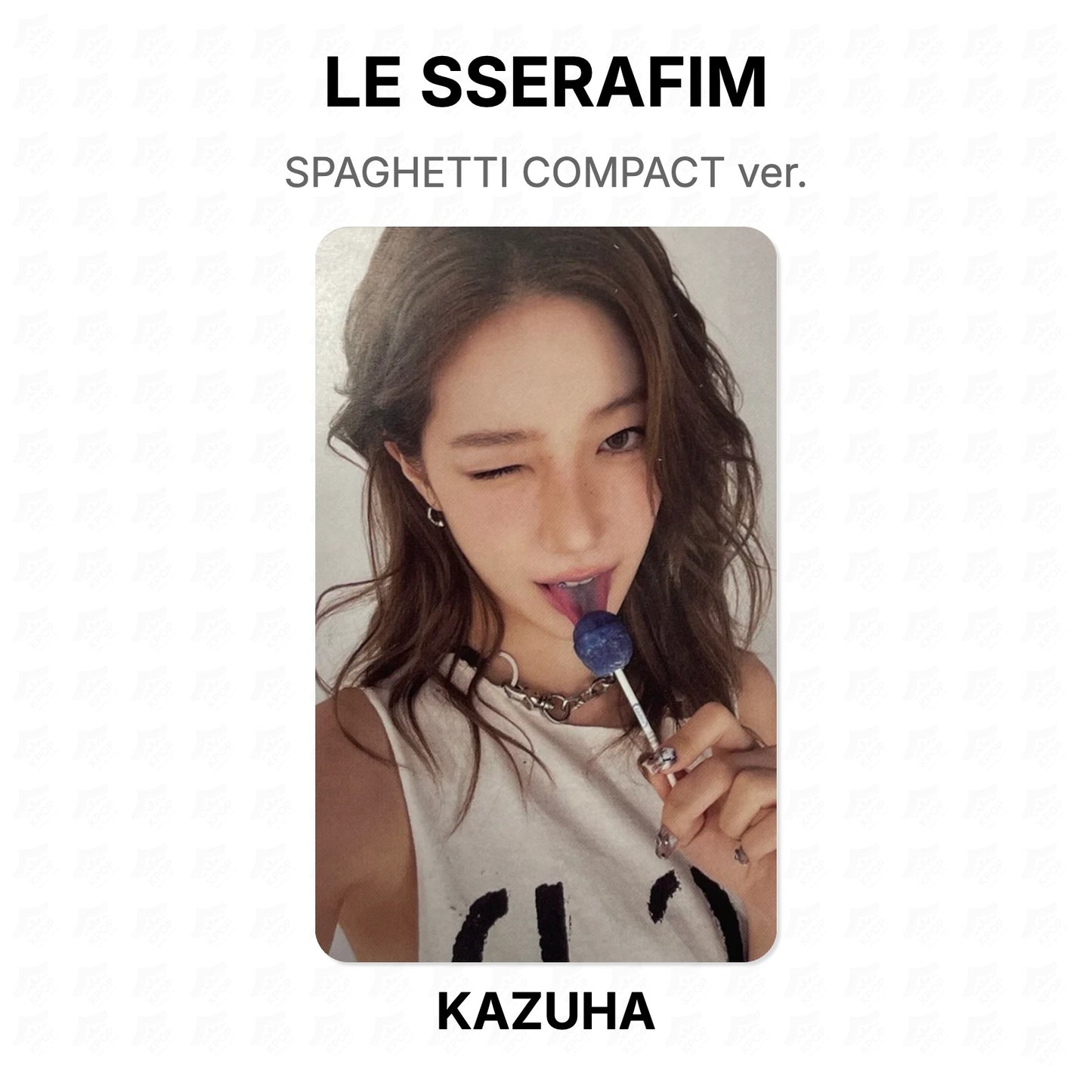 LE SSERAFIM SPAGHETTI COMPACT ver. Official Photocard