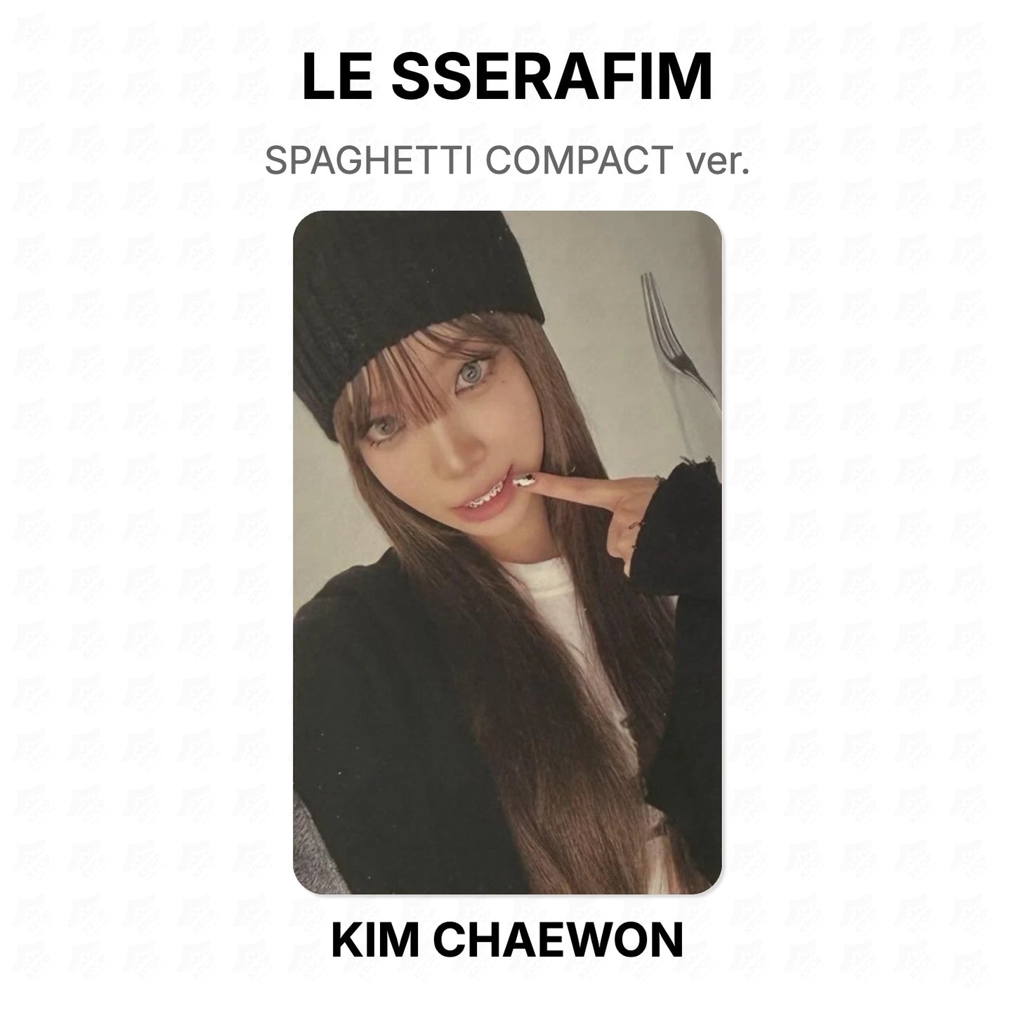LE SSERAFIM SPAGHETTI COMPACT ver. Official Photocard