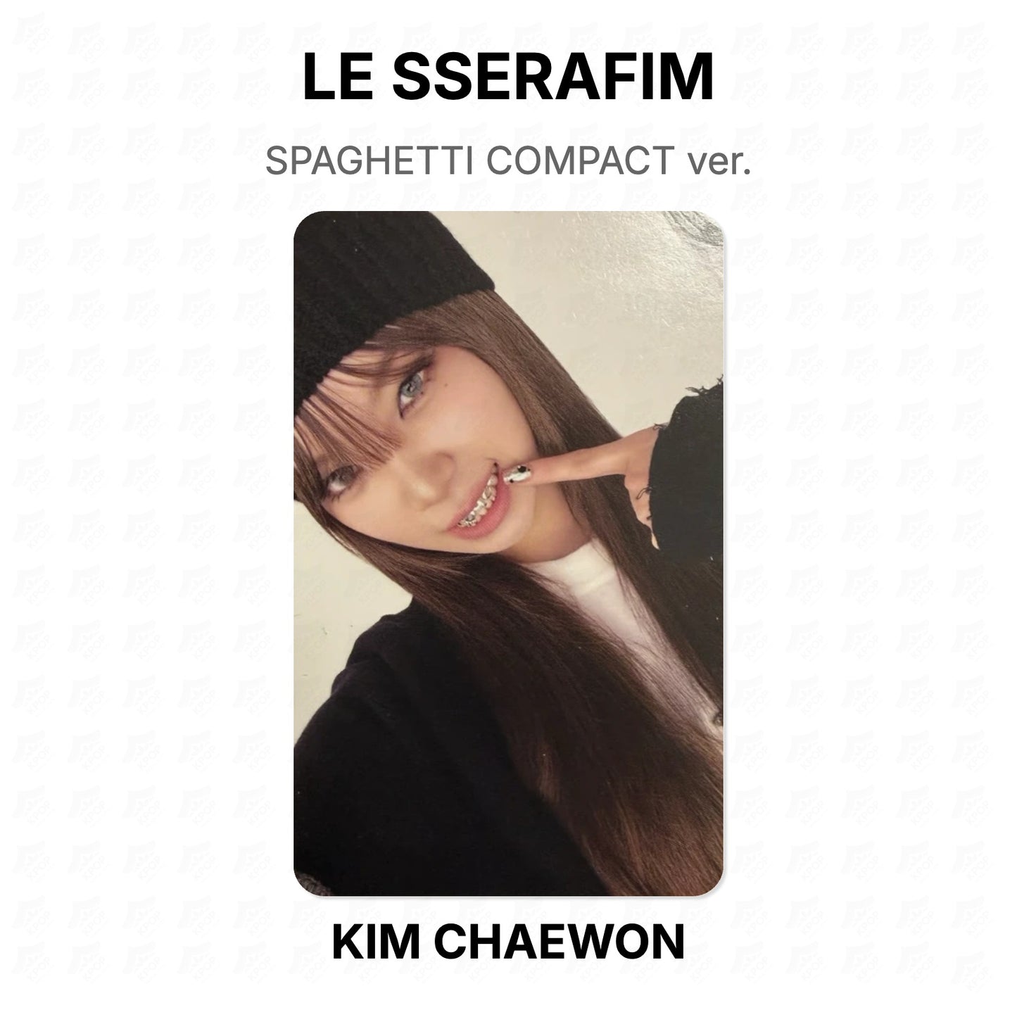 LE SSERAFIM SPAGHETTI COMPACT ver. Official Photocard