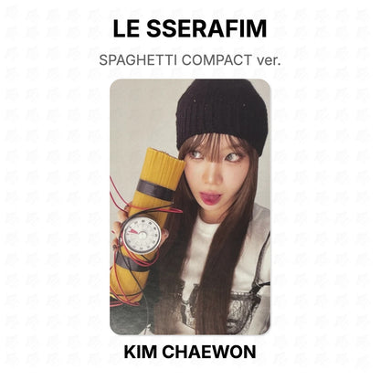 LE SSERAFIM SPAGHETTI COMPACT ver. Official Photocard