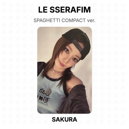 LE SSERAFIM SPAGHETTI COMPACT ver. Official Photocard