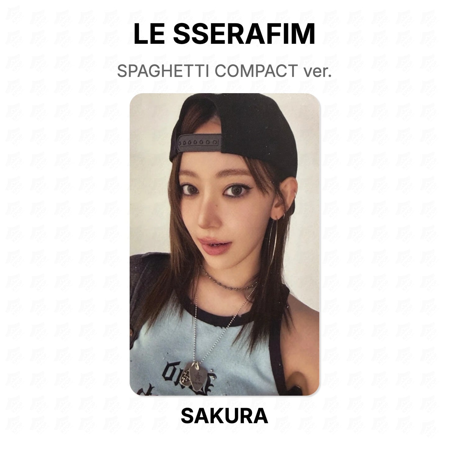 LE SSERAFIM SPAGHETTI COMPACT ver. Official Photocard