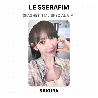 LE SSERAFIM SPAGHETTI M2 SPECIAL GIFT Official Photocard