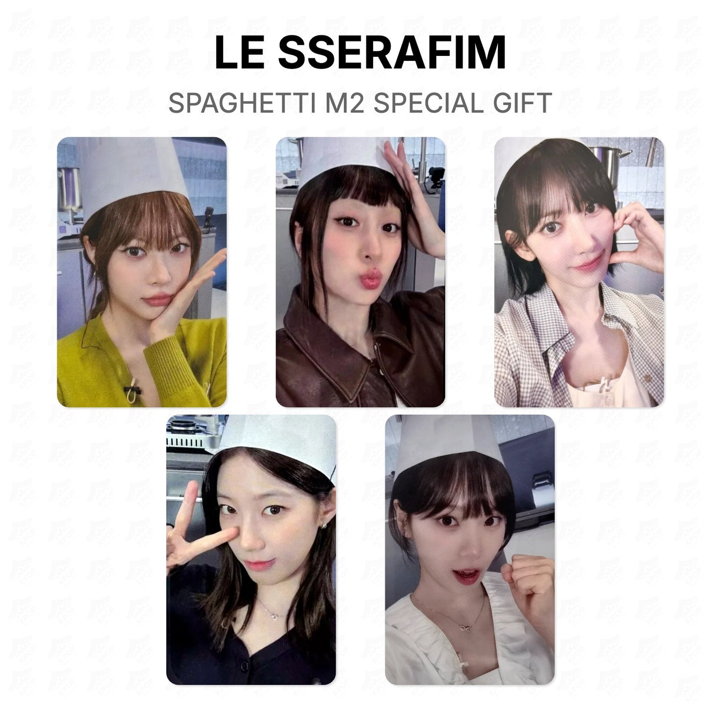 LE SSERAFIM SPAGHETTI M2 SPECIAL GIFT Official Photocard
