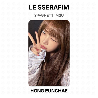 LE SSERAFIM SPAGHETTI M2U Official Photocard