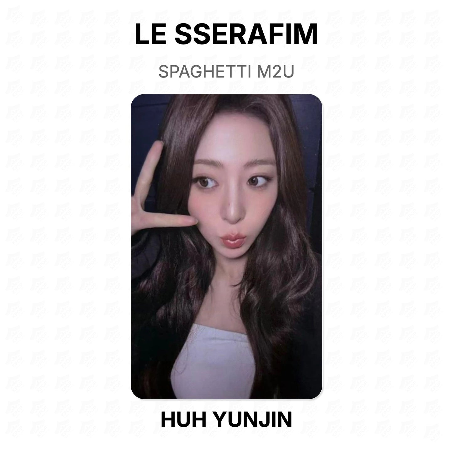 LE SSERAFIM SPAGHETTI M2U Official Photocard