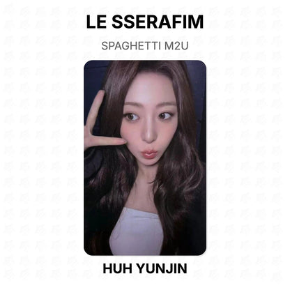 LE SSERAFIM SPAGHETTI M2U Official Photocard