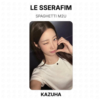 LE SSERAFIM SPAGHETTI M2U Official Photocard