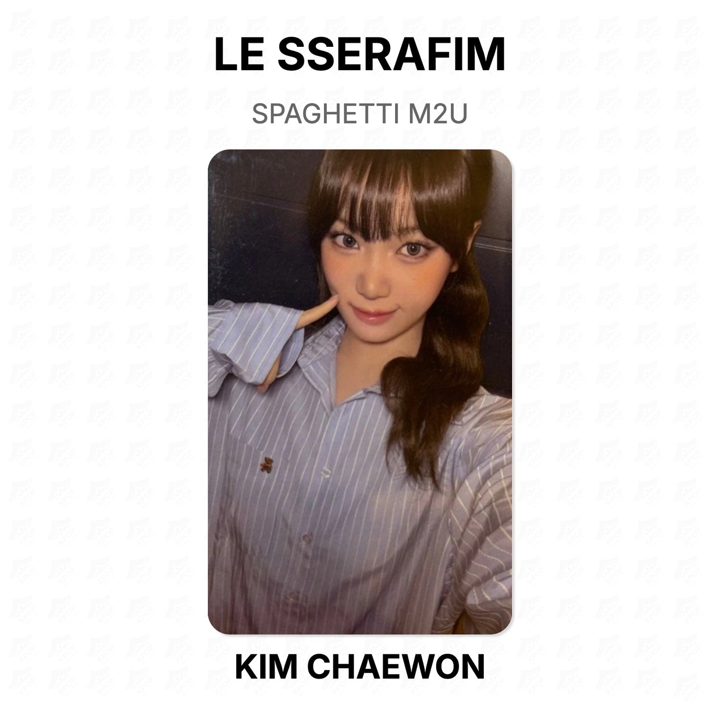 LE SSERAFIM SPAGHETTI M2U Official Photocard