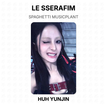 LE SSERAFIM SPAGHETTI MUSICPLANT Official Photocard