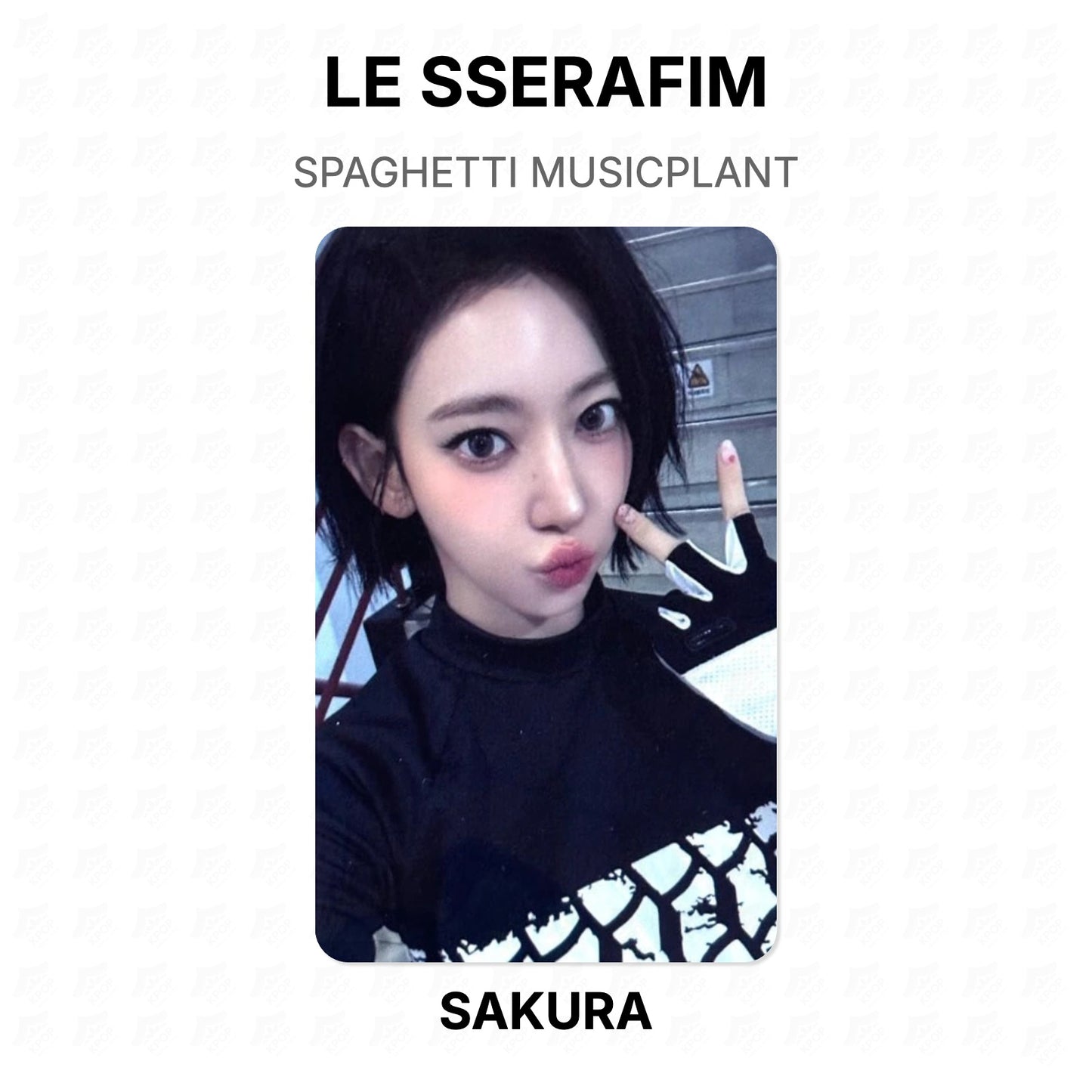 LE SSERAFIM SPAGHETTI MUSICPLANT Official Photocard