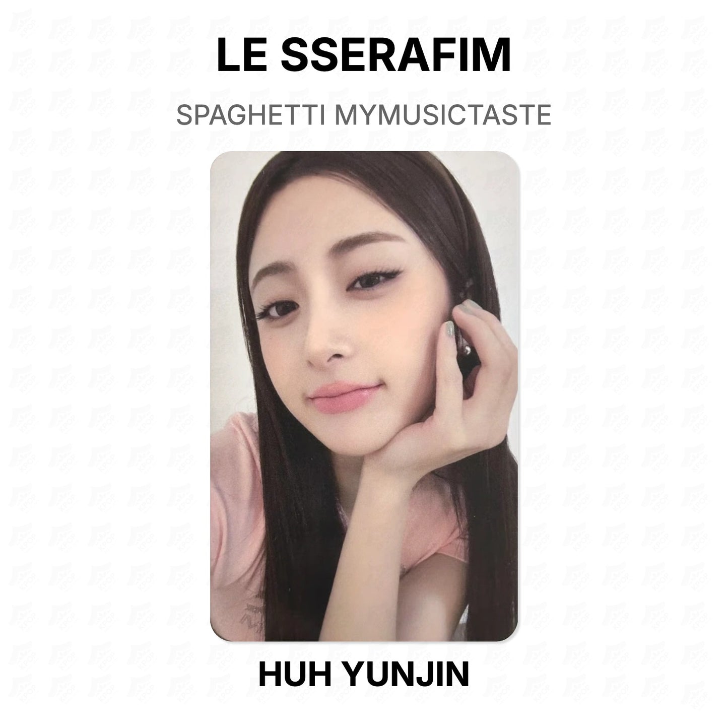 LE SSERAFIM SPAGHETTI MYMUSICTASTE Official Photocard