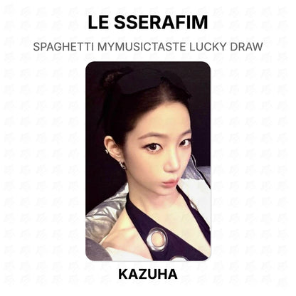 LE SSERAFIM SPAGHETTI MYMUSICTASTE LUCKY DRAW Official Photocard