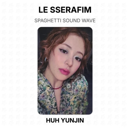 LE SSERAFIM SPAGHETTI SOUND WAVE Official Photocard