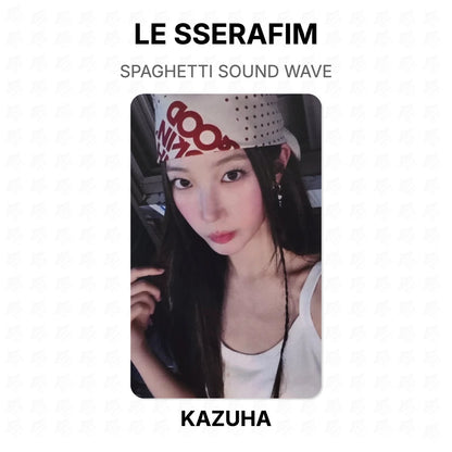 LE SSERAFIM SPAGHETTI SOUND WAVE Official Photocard