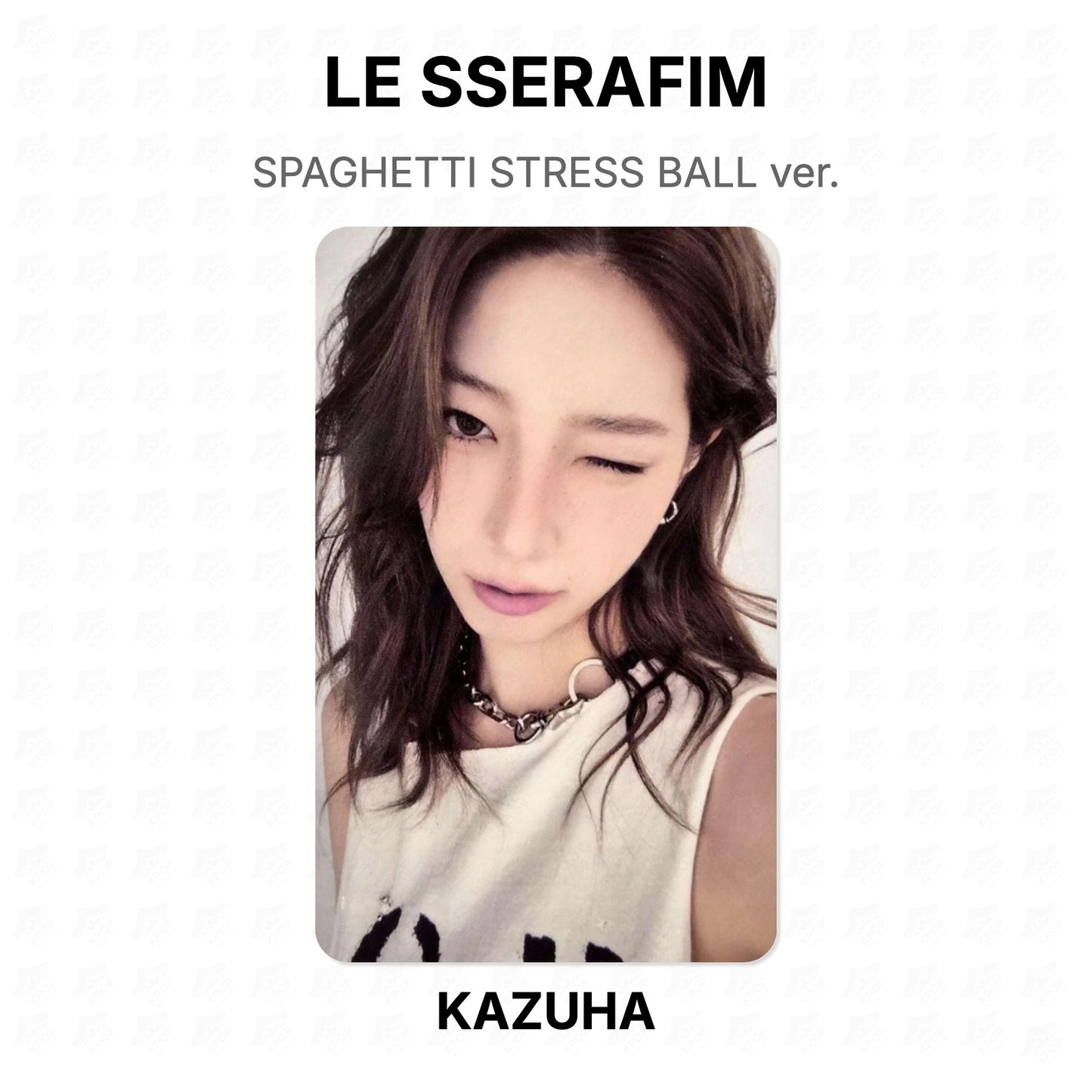 LE SSERAFIM SPAGHETTI STRESS BALL ver. Official Photocard