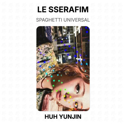 LE SSERAFIM SPAGHETTI UNIVERSAL Official Photocard