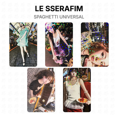 LE SSERAFIM SPAGHETTI UNIVERSAL Official Photocard