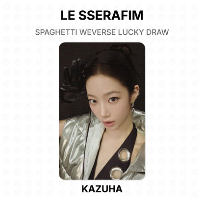 LE SSERAFIM SPAGHETTI WEVERSE LUCKY DRAW Official Photocard