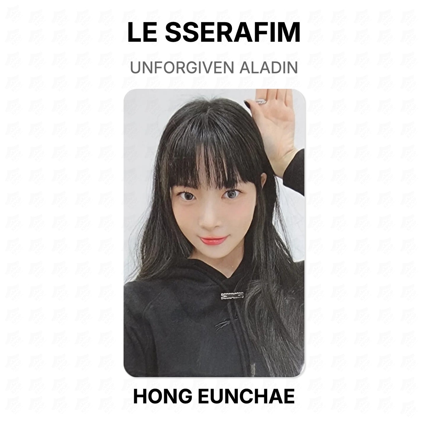 LE SSERAFIM UNFORGIVEN ALADIN Official Photocard