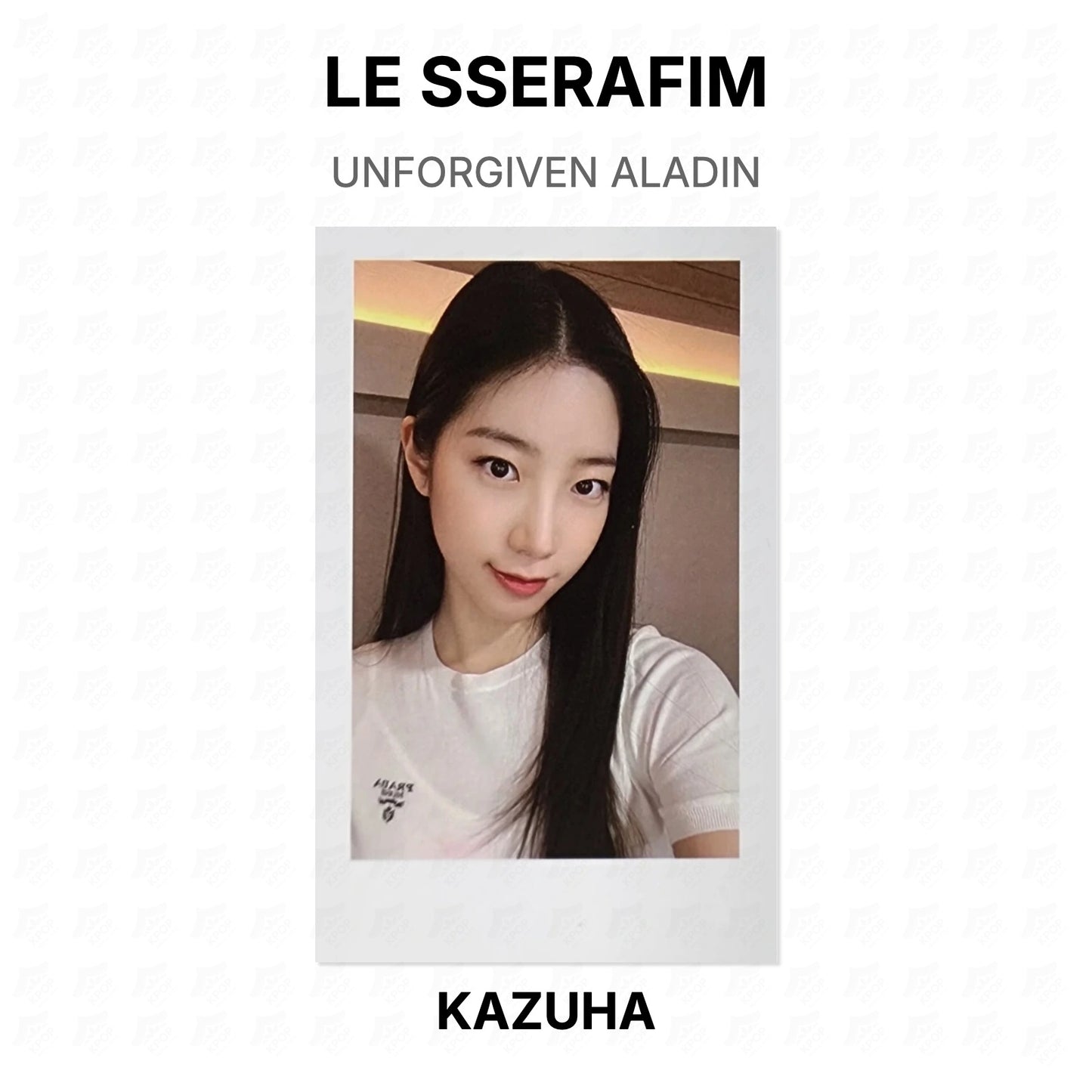 LE SSERAFIM UNFORGIVEN ALADIN Official Photocard