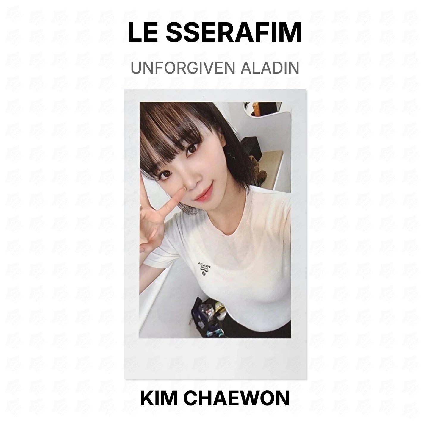 LE SSERAFIM UNFORGIVEN ALADIN Official Photocard