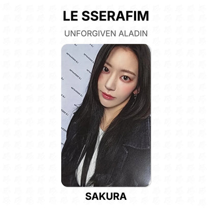 LE SSERAFIM UNFORGIVEN ALADIN Official Photocard