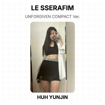 LE SSERAFIM UNFORGIVEN COMPACT Ver. Official Photocard